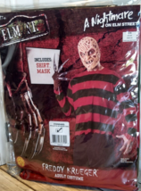 Nightmare On Elm Street Freddy Krueger Adult Costume Role play HALLOWEEN - £11.89 GBP