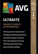 AVG ULTIMATE 2024 - FOR 10 DEVICES - 3 YEAR - NOW INCLUDES SECURE VPN - ... - $25.49