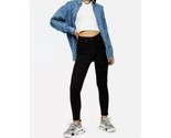 Topshop Jamie High Rise Stretch Denim Skinny Jeans Black - $52.00