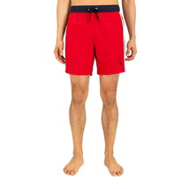 U.S. Polo Assn. Men&#39;s   Side Stripe Swim Shorts, Size M Color Engnrd - $25.73