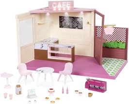 LORI Dolls Cafe &amp; Terrace For 6” Dolls - Battat Our Generation American Girl - £41.92 GBP