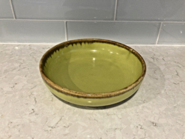 Brock Ware California Pottery Desert Green w brown drip glaze Serving Bowl. - £19.39 GBP