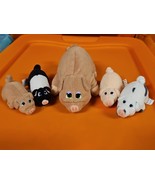 Galoob Toys Vintage 1997 Pound Puppy Piggies Plush Mommy and 4 mini piglets - $40.55 CAD