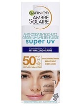 Garnier Ambre Solaire Ultra-Light Anti-Dark Spots Super UV Fluid SPF50+FREE SHIP - £18.68 GBP