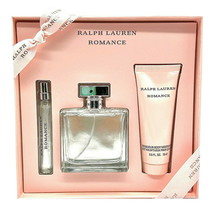 Ralph Lauren Romance 3.4 Oz/100 ml Eau De Parfum Spray Gift Set - $240.95