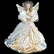 Vintage Holiday Creations 12 inch Angel Christmas Tree Top Topper Poseable Arms - £31.45 GBP