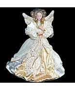 Vintage Holiday Creations 12 inch Angel Christmas Tree Top Topper Poseab... - £31.44 GBP