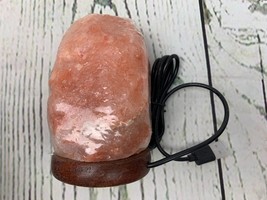 Natural USB Himalayan Salt Lamp Crystal Salt Rock Mini Hand Carved Lamp - £21.21 GBP