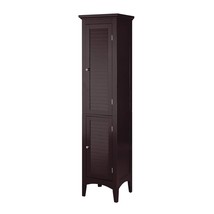 Glancy Linen Tower Freestanding Cabinet Tall Narrow Bathroom Kitchen Liv... - $164.99