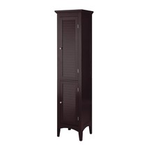 Glancy Linen Tower Freestanding Cabinet Tall Narrow Bathroom Kitchen Liv... - £131.88 GBP