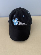 Disney Vacation Club Member Black Hat Mickey Icon Baseball Cap Adjustable - £12.60 GBP