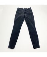 Guess Los Angeles Womens Jeans Black Size 25 1981 Skinny Dark Wash Butto... - $26.47 CAD