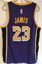 New Lebron James LA Lakers Stitched Purple Jersey New With Tags Sizes XL - £20.83 GBP