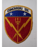 COMMANDER CARRIER GROUP SIX &quot;COMCARGRU SIX&quot; PATCH VINTAGE - USED - $15.00