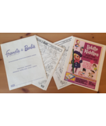 Barbie Ken Francie Fashion Designer Electric Drawing Set Guide Sheets Li... - £14.68 GBP