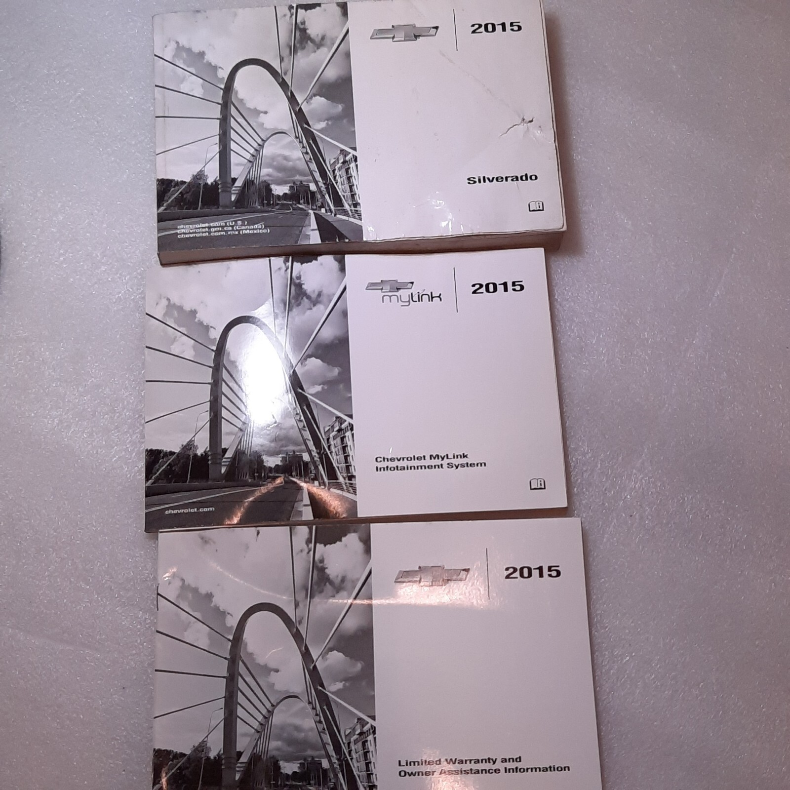 2015 CHEVROLET CHEVY SILVERADO truck OWNERS operators MANUAL set Infotai... - $15.00