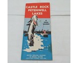 Castle Rock Petenwell Lakes Central Wisconsin Map Brochure Booklet - £14.01 GBP