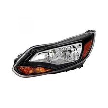 Headlight For 2012-2014 Ford Focus Driver Side Black Trim Housing Clear Lens - $200.48