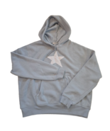 BETTER TOGETHER - Star - Woman&#39;s XL Light Blue Hoodie-Pullover-Casual-Star - $26.98 CAD