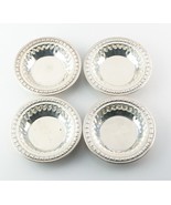 Set of 4 Sterling Silver L Bros Repousse Mini Dishes / Pie Tins Good Con... - $429.80 CAD