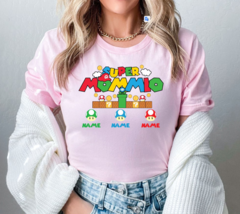 Personalized Super Mommio Shirt, Mothers Day Gift Tshirt, Gamer Mom Shir... - $17.00+
