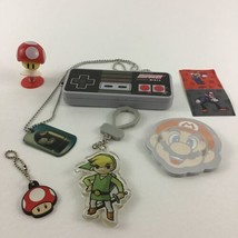 Nintendo Toy Lot Legend Of Zelda Super Mario Notepad Dog Tags Stickers Mushroom - £19.43 GBP