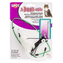 Spot A-Door-Able Bouncing Mouse Rattle and Catnip Mouse Cat Toy - $10.93