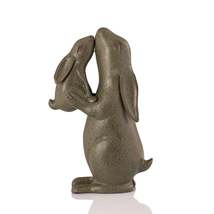 Tender Moment Rabbits Garden Sculpture - $253.00