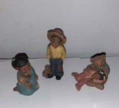 Lot of 3 Martha Holcome Figurines All God&#39;s Children God is Love Toby Prissy  - £35.88 GBP
