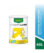 Appeton Nutrition Weight Gain Powder Adults 450g Vanilla Flavor DHL EXPRESS - $54.35