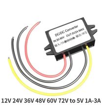 10V - 60V to 5V 1A-3A DC Step Down Power Supply Buck Converter for Table... - $15.63 CAD+