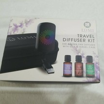 LOMI Aromatherapy Essential Oil and Diffuser Travel Kit with Case USB No Box - £14.37 GBP