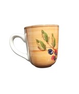 Gibson ROMAN OLIVE 4-Cups Hand-painted, Olive Branch Yellow Tea Coffee 8 oz - £30.36 GBP