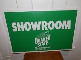 Vintage Quaker State Showroom Plastic Store Sign, NOS - $54.45