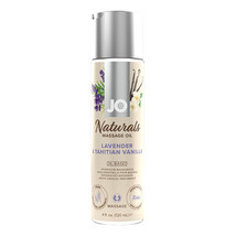 JO Naturals Lavender &amp; Tahitian Vanilla Massage Oil 4 oz. - £18.43 GBP