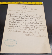 May 1922 John Hamilton letter - Dallas Texas - £11.00 GBP