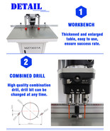 Hinge Boring Drill Press Machine Woodworking Wood Hole Puncher Cutter 3Z... - $1,574.32 CAD