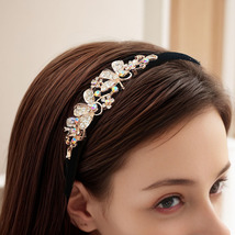 Dazzling Rhinestone Butterfly Headband, Crown and Flower and Heart Shape... - £5.88 GBP