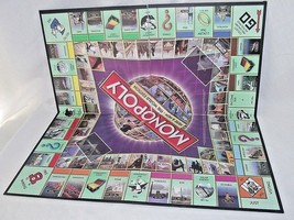 Monopoly Here Now World Edition Game Replacement Playing Board Only Craft Decor  - £12.57 GBP