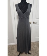 Victoria’s Secret Gray Soft 100% cotton Maxi Dress Vintage - $34.30 CAD