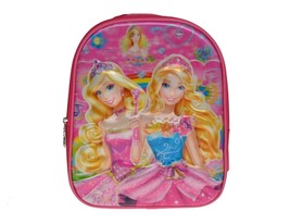 Princess Cartoon 3-D School Bag/ Backpack(Pink/Dark Pink) For Kids - £38.85 GBP