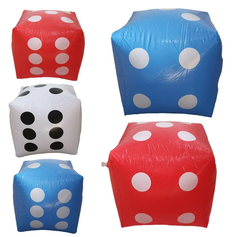 Funny Outdoor Inflatable Dice 30*30cm Pool Party Games Entertainment Dot - £6.83 GBP+