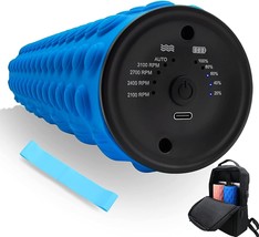 Vmifin Vibrating Form Roller, 5 Speed 12 inch Portable Electric Foam Roller USB - £18.36 GBP