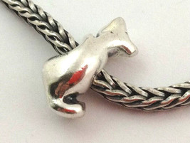 Authentic Trollbeads Sterling Silver Big Cat Bead Charm 11319, New - £24.99 GBP