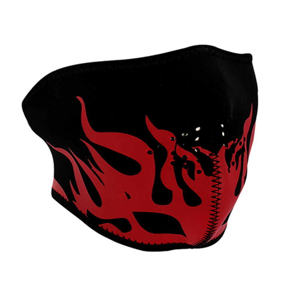 Balboa WNFM229RH Neoprene Half Face Mask - Red Flames - $14.22