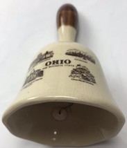 Ohio State Rare Vintage Ohio Collectible Bell Porcelain - £25.58 GBP