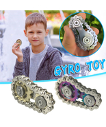 Sprockets Flywheel Fingertip Gyro Sprockets Chains EDC Metal Toy Gear Ch... - £11.76 GBP