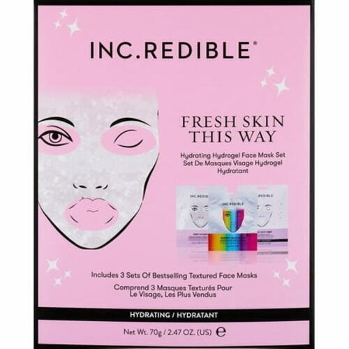Primary image for Ingredients for INC.redible Fresh Skin This Way Hydrogel Masks, 3 ct