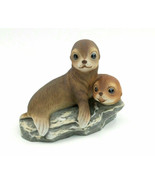 Vintage Homco Home Interior MASTERPIECE PORCELAIN Seal SEA LION Figurine... - £37.20 GBP