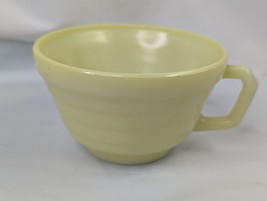 Hazel Atlas Moderntone Platonite Coffee Tea Cup Pastel Yellow - £8.72 GBP